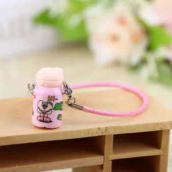 Dollhouse Miniature Mini Cute Bjd Water Cup Kettle Model OB11 Doll Accessories Kettle Girl pink-A