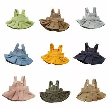 Dolls Outfit Doll Clothes Accessories Suspender Dress Mini Bear Clothes Dress Girls Gifts no.11