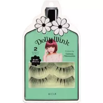 Dolly Wink Dolly Wink ресницы NO2 Sweet Girly черные 2 пары (х 1)