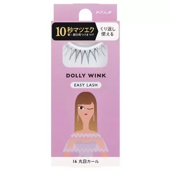 Dolly Wink Easy Lash Round Curl 1 pair No.16