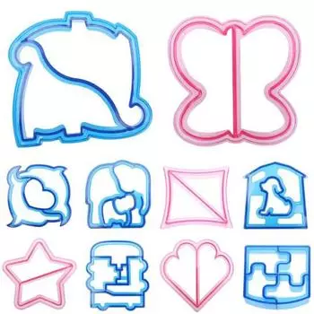 Дельфин Бабочка Звезда Форма Сэндвич Тост Торт Хлеборезка DIY Maker Плесень Butterfly