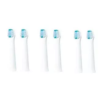 Doltz Replacement Brush Panasonic Slim Multi-Fit Brush EW0973-W (White) 2 pieces x 3 set (6 pieces in total)