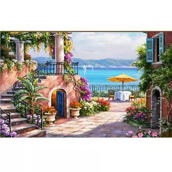 Дом DIY 5D Полная Алмазная Краска Вышивка для Вышивки Крестом Набор для Райнса