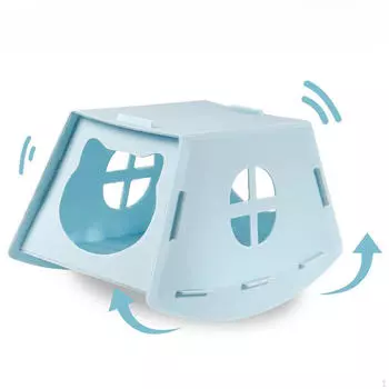 Дом для домашних животных Бродячая кошка Легко собрать Водонепроницаемый уличный дышащий укрытие для