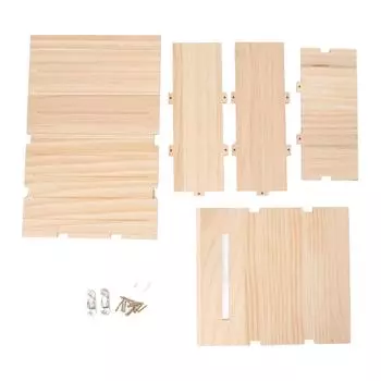 Дом для летучих мышей, устойчивый к погодным условиям, изготовленный вручную, однокамерный деревянный ящик для летучих мышей для наружного сада, патио, двора