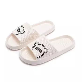 Дом для мужчин и женщин, Для дома в помещении, Для домашнего использования, Крутые тапочки, Милые парные тапочки, Лето 36-37 белый