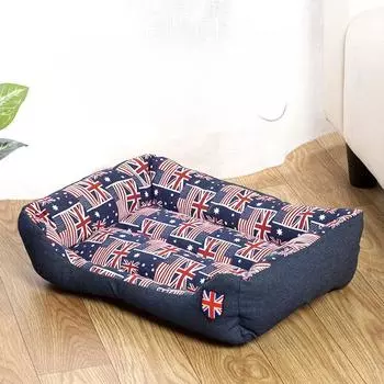 Дом для плюшевых собак, ковбойский домик для домашних животных, кошачий домик, диван-кровать, товары для животных S