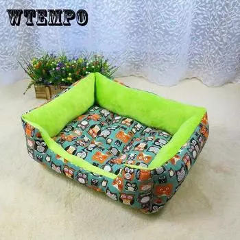 Дом для собаки Дом для кошек Четыре сезона Универсальная кровать Устойчивость к укусам Коврик для собаки Зимний теплый дом для домашних животных 46*35 cm