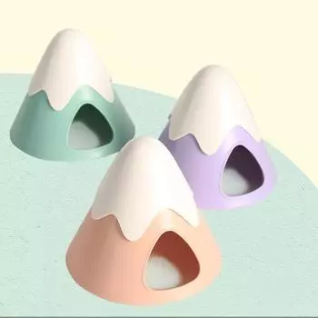 Дом для убежища хомяка, большое пространство, съемный в форме снежной горы, устойчивый к укусам, снятие стресса, игра циан