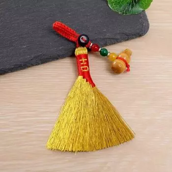 Дом Кисточки Метла Украшения Брелок Аксессуары Маленькая Метла Подвеска Настольные Украшения 5