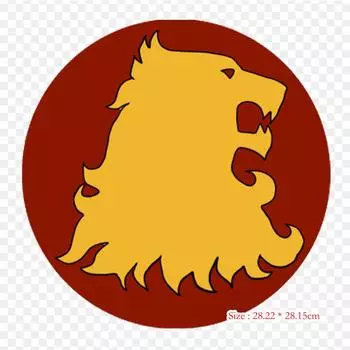 Дом Ланнистеров, термопереносная печать, виниловые нашивки, наклейки для одежды, аппликации «сделай сам», моющиеся нашивки