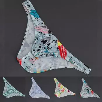 Дом Мужские трусы Тонг Мужские трусики Все сезоны Мешочек M