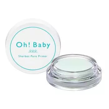 Дом Розы О!Праймер для пор Baby Sherbet 5,5 г. Основа под макияж, скрывает поры, предотвращает осыпание макияжа и придает блеск. Сделано в Японии. Подарок для женщин и мужчин.