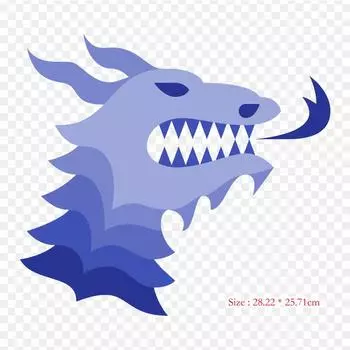 Дом Таргариенов, термопереносная печать, виниловые нашивки, наклейки для одежды, аппликации «сделай сам», моющиеся нашивки