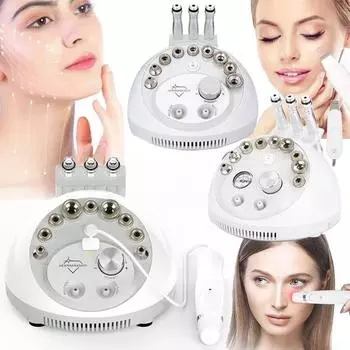 Домашнее использование Дермабразия Микродермабразия Омоложение кожи Угри Акне Удаление пятен Уход за кожей Красота Машина Инструмент для удаления меток кожи US Plug белый