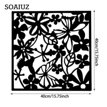 Домашнее модное украшение 4/8 шт. бабочка птица цветок подвесной экран перегородка занавеска для комнаты 4pcs красный