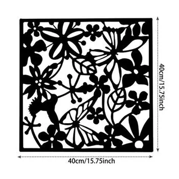 Домашнее модное украшение 4/8 шт. бабочка птица цветок подвесной экран перегородка занавеска для комнаты 4pcs красный