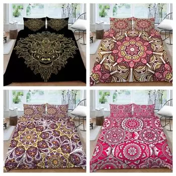 Домашнее покрывало с 3D принтом, одеяло для кровати, мягкое постельное белье, пододеяльники, комплект постельного белья, дышащий комплект для спальни UK Single 135x200cm