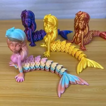 Домашнее украшение Aquascape Модель Ландшафтный орнамент Моделирование Игрушки Маленькая милая модель русалки Подарок Style 5