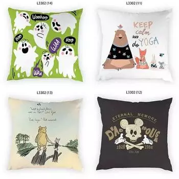 Домашнее украшение Чехол для подушки Диванная подушка Простые декоративные буквы Современное искусство Скандинавский милый дом 40x40cm