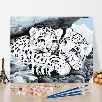 Домашнее украшение Цифры Масляная живопись Цифровая масляная живопись Картина по номерам на холсте Цифры Живопись своими руками 40x50cm no frame