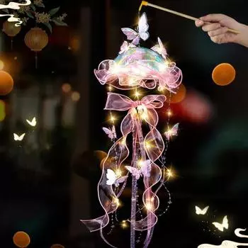 Домашнее украшение DIY Медуза Фонарь Ветер Музыка Ветра Атмосферный Реквизит Праздник Середины Осени Фонарь Подарок Подвесной Фонарь Фестиваль
