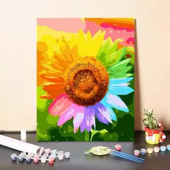 Домашнее украшение Искусство DIY Живопись по номерам Цифровая живопись маслом Холст Цифры Живопись маслом 40x50cm no frame
