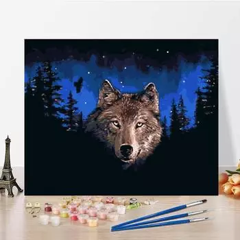 Домашнее украшение Искусство DIY Живопись по номерам Цифровая живопись маслом Холст 40x50cm no frame