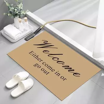Домашнее украшение, полиэстеровый коврик для пола, нескользящий коврик для двери, коврик для коридора, кухни, ванной, балкона, коврик для ванной, уличный коврик для карпа 40cmx60cm