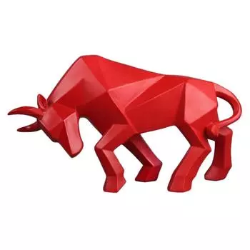 Домашнее украшение в виде быка для офиса или конференц-зала, статуэтка из коллекции животных, аутентичный дизайн, отличная идея для подарка
