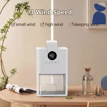 Домашние осушители с таймером автоматического отключения, режим сна, портативный небольшой осушитель для комнаты, ванной комнаты, спальни, 1000 мл