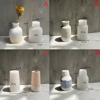 Домашние поделки Вазы для цветов Силиконовые формы DIY Эпоксидная штукатурка Бетонный цветочный горшок