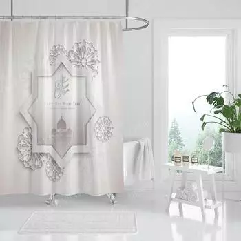 Домашние шторки для душа для ванной водонепроницаемая ткань шторки для ванной замок Магия и Луна современная шторка для душа 180x200 240x200 W90XH180cm