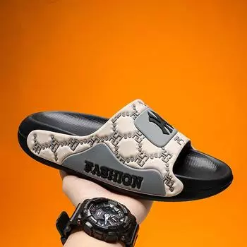 Домашние тапочки для мужчин 2024 года, мужские летние шлепанцы для взрослых, мужские сандалии, мужские тапочки, мужские роскошные тапочки для гостиной 2024 года, домашняя обувь 40-41