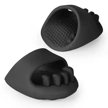 Домашние тапочки для похудения для красивых ног и здоровой стопы и отличных ног. Похудение, улучшение осанки, акупрессура, моющийся, стильный, унисекс, чёрный