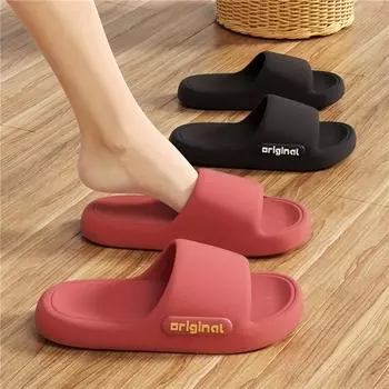 Домашние тапочки для ванной Sense Of Indoor, домашние банные сандалии, летние домашние нескользящие сандалии и тапочки из ЭВА 36-37 чёрный