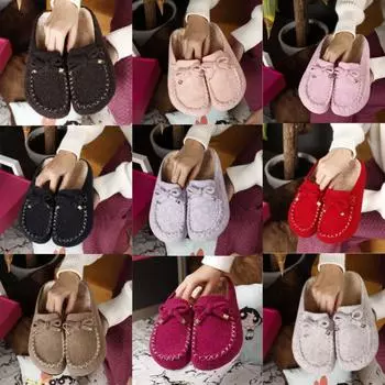 Домашние тапочки RoyJones с бесшумной стелькой, моющиеся зимние домашние тапочки, тапочки для гостей, 7007