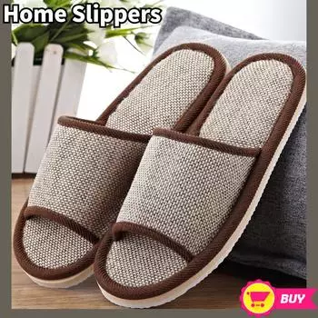 Домашние тапочки женские и мужские домашние тапочки для пола повседневные домашние простые бесшумные нескользящие удобные тапочки 2025 Новинка 37