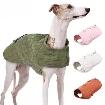 Домашние животные Осень и зима Теплый Водонепроницаемый Ветрозащитный Безрукавный Утолщенный Жилет Одежда S белый