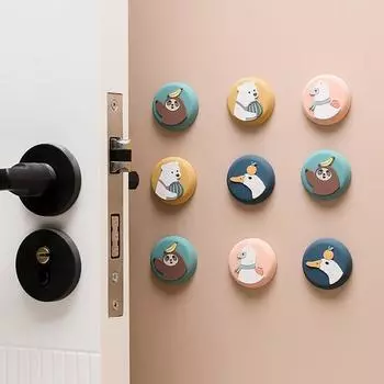 Домашний аксессуар, настенный протектор, амортизация, хорошая устойчивость, защита от столкновений синий