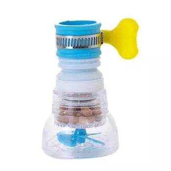 Домашний аксессуар, прочный фильтр для крана, легко устанавливается, экономит воду A розовый