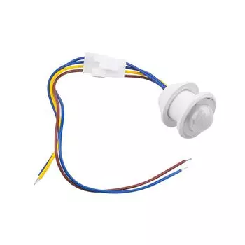 Домашний датчик освещенности с регулируемой задержкой 110 В-220 В, чувствительный светодиодный инфракрасный датчик движения PIR, переключатель режима детектора света