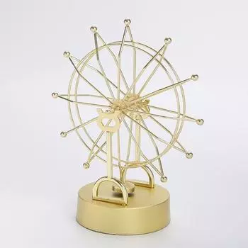 Домашний декор Цинковый сплав Цинк Вращение Вечное движение Колесо обозрения Украшение Настольные украшения Игрушка A