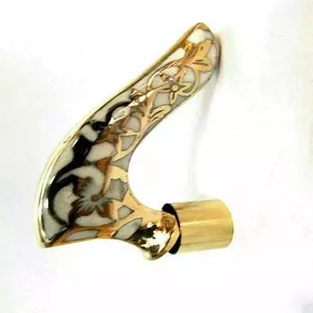 Домашний декор Hnald eVintage Латунная дизайнерская ручка в викторианском стиле для деревянной трости Только ручка