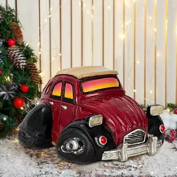 Домашний декор, коллекционные фигурки транспортных средств, винтажная модель автомобиля из смолы, украшение для внутреннего стола, шкафа, книжной полки, подарок для любимых