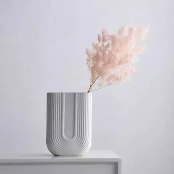 Домашний декор Креативная ваза для сухоцветов Современный минимализм Спальня Украшение стола Садовое украшение Керамическая ваза Поделки