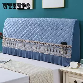 Домашний декор, кружевной прикроватный чехол, гладкое одеяло, покрывала, мягкая теплая сумка, чехлы на изголовье, пыленепроницаемый прикроватный защитный чехол 120CM