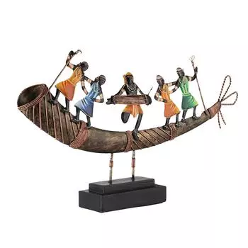 Домашний декор, предметы украшения дома для гостиной, этнический экспонат ручной работы, антикварные подарки для гостиной (18 дюймов, кованое железо)