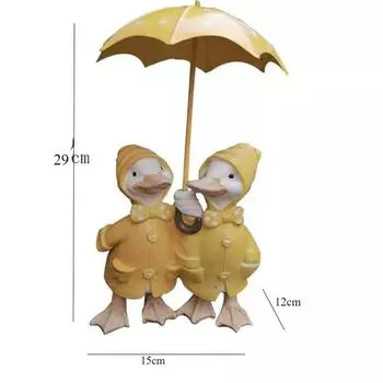 Домашний декор скандинавские утиные украшения сад на открытом воздухе двор украшения в горшках гостиная тумба под телевизор украшение фойе белый