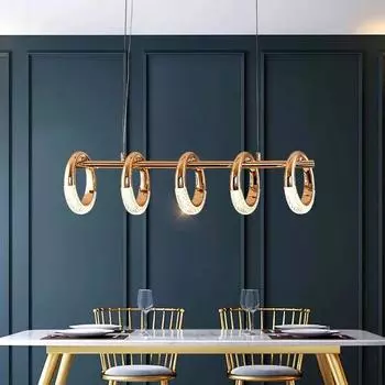 Домашний декор светодиодный подвесной светильник для гостиной столовой ресторана кухни подвесной внутренний декор люстры светильники Cold White